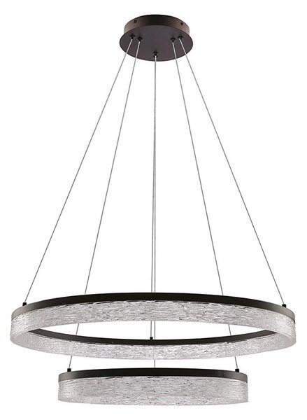 LED полилей на кабел FROZI LED/38W/230V, диаметър 60 см, черен