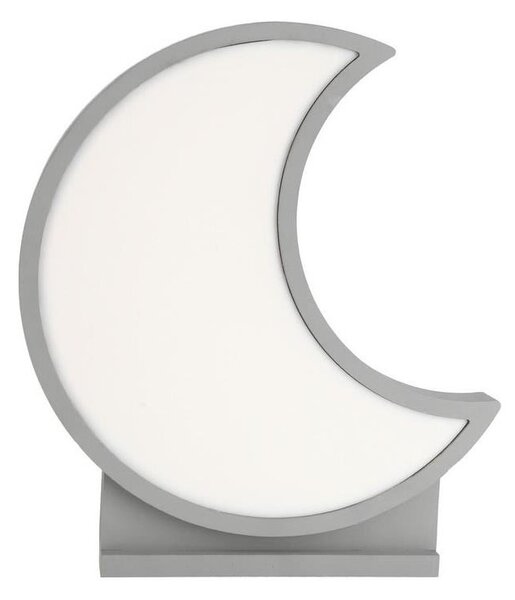 LED детска настолна лампа MOON LED/12W/230V сива