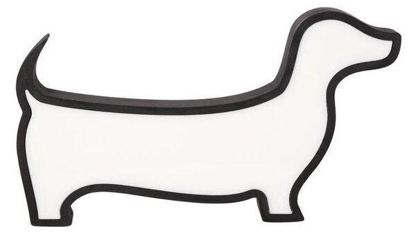LED Детска настолна лампа DOG LED/12W/230V черна
