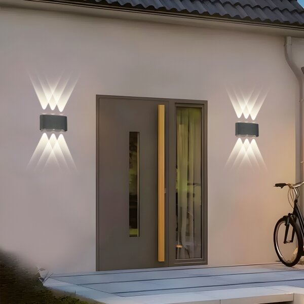 Brilagi - LED външно стенно осветително тяло FLAREBOX LED/6W/230V антрацит IP65