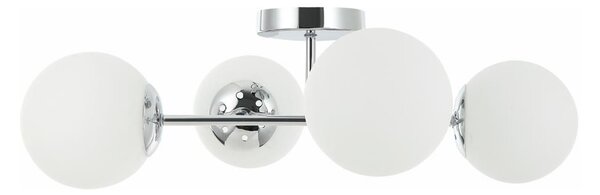 Плафонен полилей MADDIE 4xE14/5W/230V лъскав хром