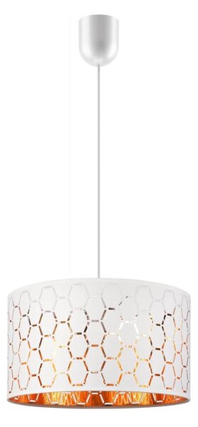 Висяща лампа на кабел ULLE 1xE27/15W/230V, бяла