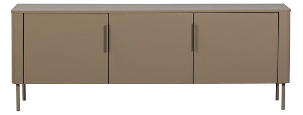 Кафяво-сива маса за телевизор от масивен бор 154x56x44 cm Gunnar – WOOOD