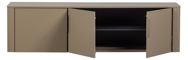 Кафяво-сива маса за телевизор от масивен бор 154x56x44 cm Gunnar – WOOOD