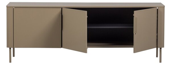 Кафяво-сива маса за телевизор от масивен бор 154x56x44 cm Gunnar – WOOOD