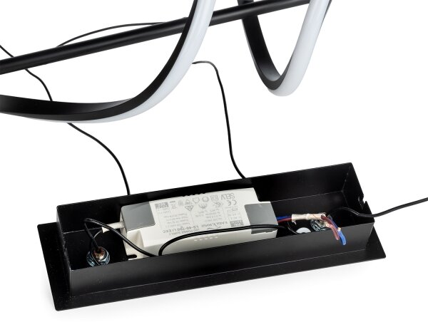 ONLI - LED Пендел TWIST LED/30W/230V 4000K черен