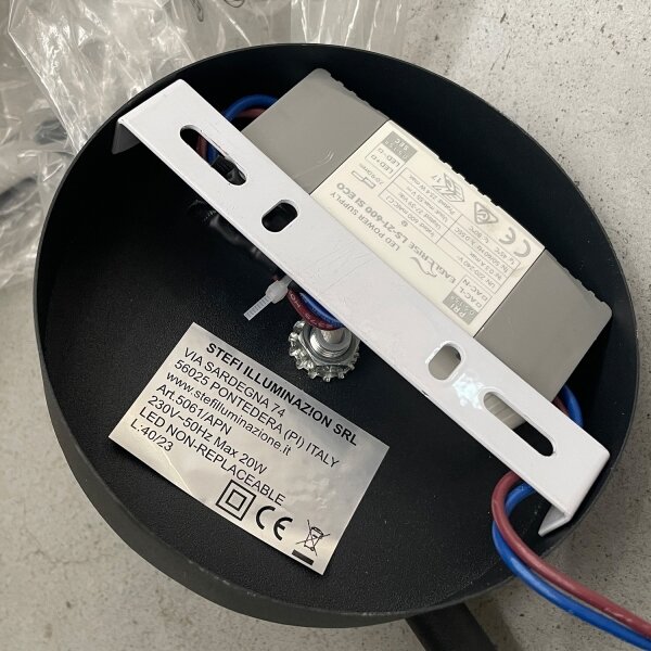 ONLI - LED Аплик TWIST LED/6W/230V 4000K черен