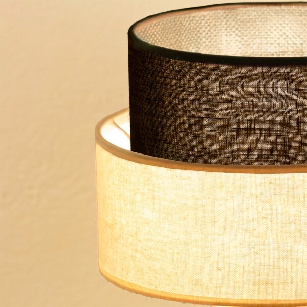 Brilagi - LED настолна лампа BOHO стил 1xE27/15W/230V кремава/кафява