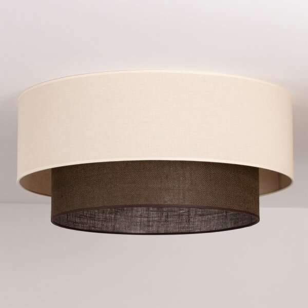 Brilagi - LED таванно осветително тяло BOHO STYLE 3xE27/15W/230V Ø 60 см кремаво/кафяво
