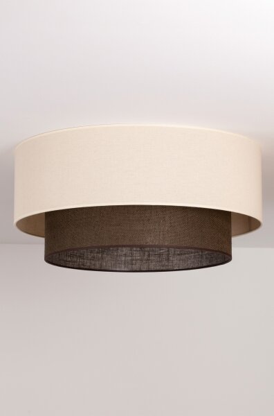 Brilagi - LED таванно осветително тяло BOHO STYLE 3xE27/15W/230V Ø 60 см кремаво/кафяво