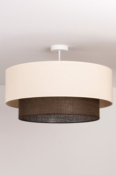 Brilagi - LED повърхностно монтиран полилей BOHO STYLE 3xE27/15W/230V Ø 60 cm кремав/кафяв