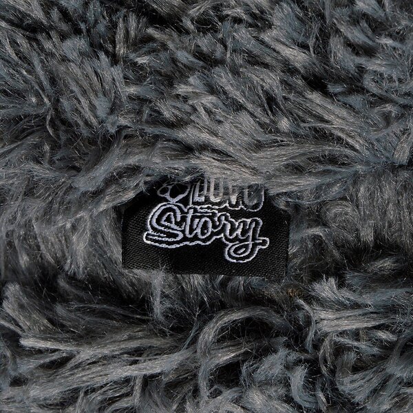 Тъмносиво легло за куче ø 55 cm – Love Story