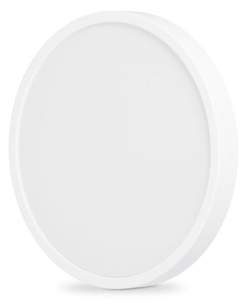 LED панел Videx VLE-DLRS-244, кръгъл, 24W, 240V, 2000lm, 4000K, бяла рамка, защита (IP20), бял