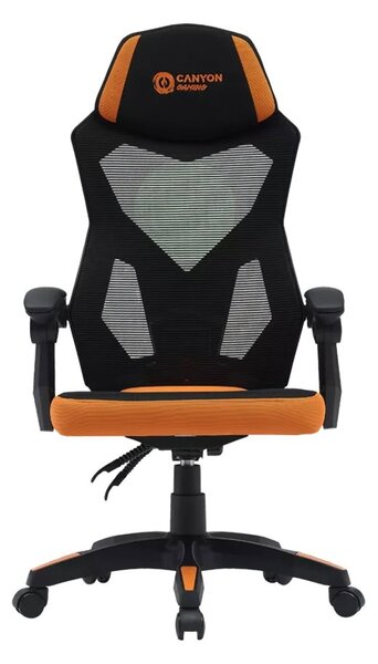 Геймърски стол Canyon Wave MCH02, до 120 kg, Class 3 газов амортисьор, Multiblock механизъм, черен