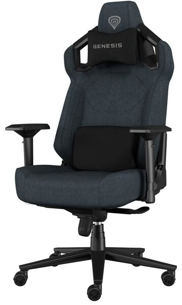 Геймърски стол Genesis Nitro 800, до 150 kg, газов амортисьор клас 4, люлееща функция, сив