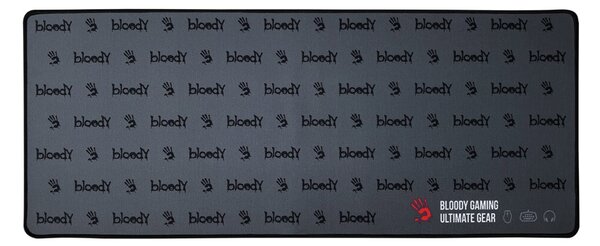 Подложка за мишка A4Tech Bloody BP-30L, гейминг, черна, 750 x 300 x 3мм