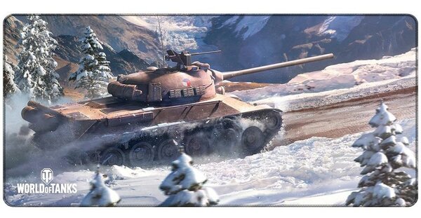 Подложка за мишка FSHolding World of Tanks TVP T 50/51 (FSWGMP_T50/55_XL), гейминг, разноцветна, 900 x 400 x 3 mm