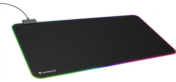 Подложка за мишка Genesis Boron 500 XXL RGB, гейминг, черна, 800 x 400 x мм
