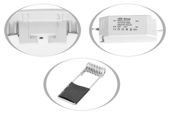 LED лампа за окачен таван LADA LED/25W/230V 4100K IP44