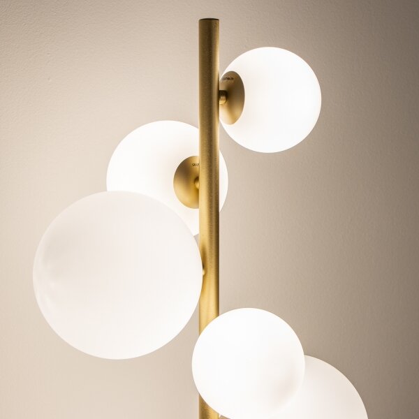 Brilagi - LED Лампион MILLA 7xG9/3W/230V златист/бял