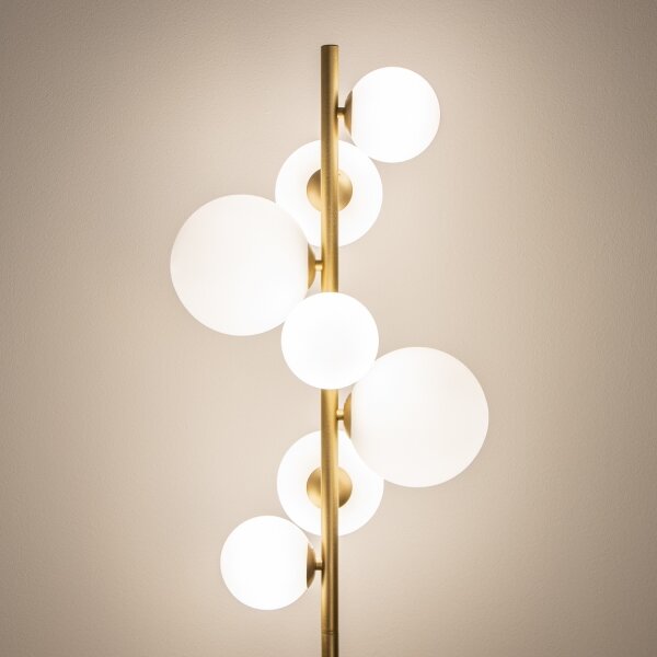 Brilagi - LED Лампион MILLA 7xG9/3W/230V златист/бял