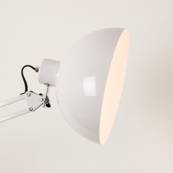 Brilagi - Гъвкава подова лампа TASKER 1xE27/60W/230V 157 cm бяла