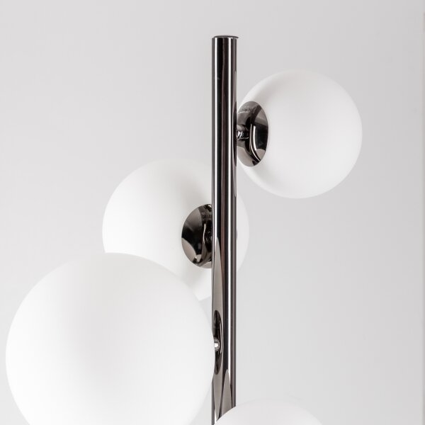 Brilagi - LED подова лампа MILLA 7xG9/3W/230V черен хром/bял