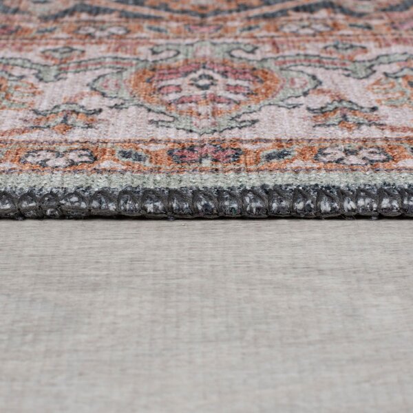 Розова пътека подходяща за пране 60x230 cm Briony Traditional – Flair Rugs