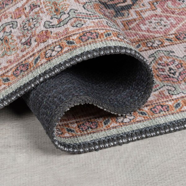 Розова пътека подходяща за пране 60x230 cm Briony Traditional – Flair Rugs