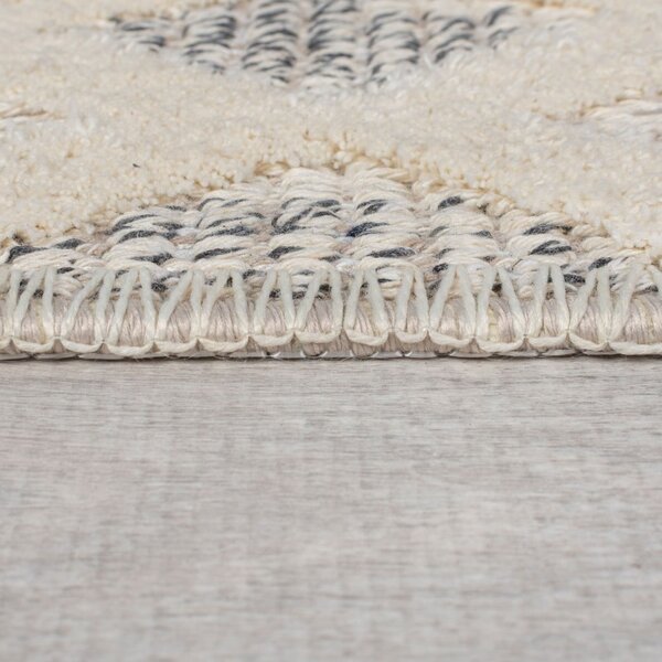 Сиво-бежов килим подходящ за пране 116x170 cm Everette – Flair Rugs
