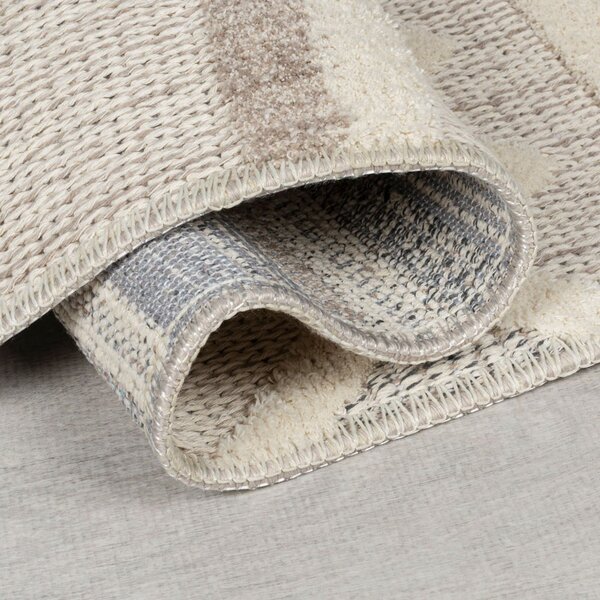 Сиво-бежов килим подходящ за пране 116x170 cm Everette – Flair Rugs