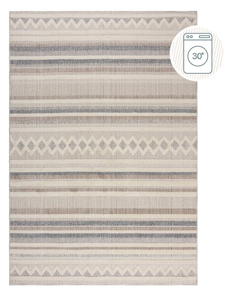 Сиво-бежов килим подходящ за пране 116x170 cm Everette – Flair Rugs