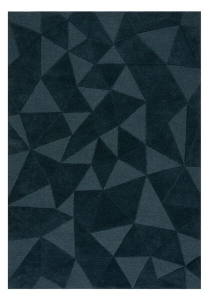 Тюркоазен ръчно изработен вълнен килим 120x170 cm Shard Teal – Flair Rugs