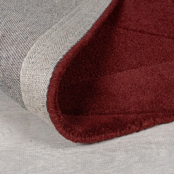 Ръчно изработен вълнен килим в цвят бордо 160x230 cm Shard Red – Flair Rugs