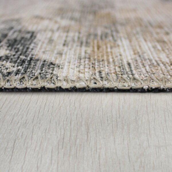 Сиво-бежов килим подходящ за пране 152x230 cm Lila Abstract – Flair Rugs