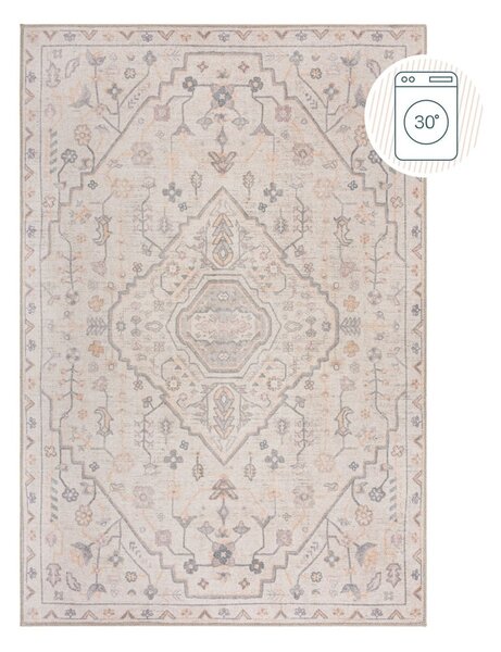 Кремав килим подходящ за пране 152x230 cm Teo Traditional – Flair Rugs