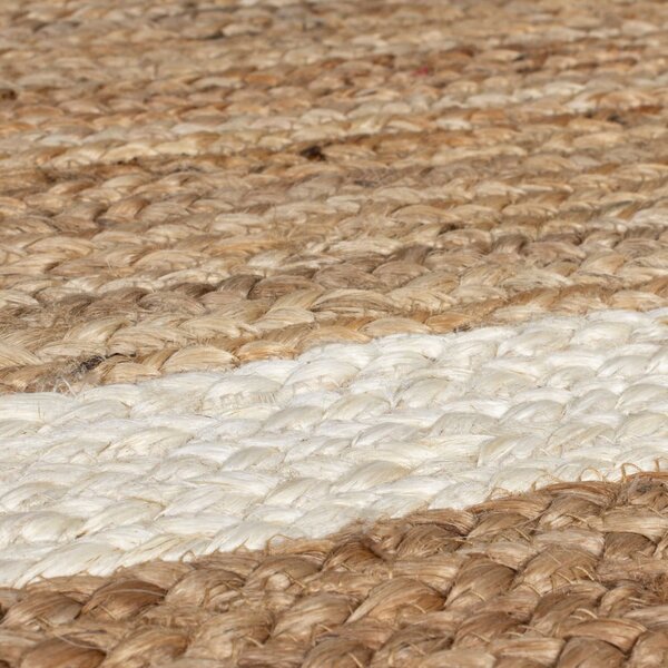 Ръчно изработен ютен килим в естествен цвят и слонова кост 160x230 cm Grace White – Flair Rugs