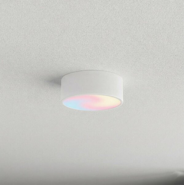 Brilagi - LED RGBW димируемо таванно осветително тяло CLARE 1xE27/9W/230V Wi‑Fi бял