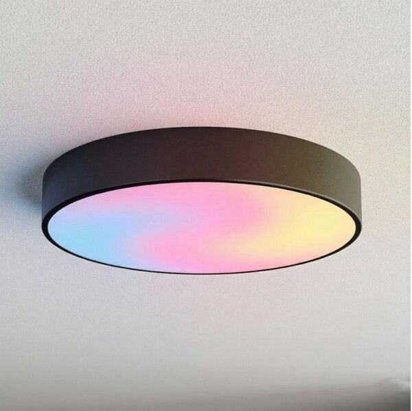 Brilagi - LED RGBW димируемо таванно осветително тяло CLARE 4xE27/9W/230V Wi-Fi черно
