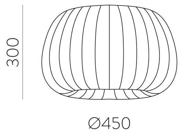 Пендел ACB MIRTA 3055/45, 45 сm, E27, камък