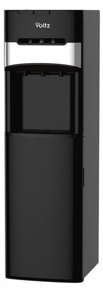 Диспенсър за вода с долно зареждане Oliver Voltz OV51449F, 500W/85W, 10-90 C, Компресорен, Топла вода 5л/час, Студена вода 2л/час, Черен