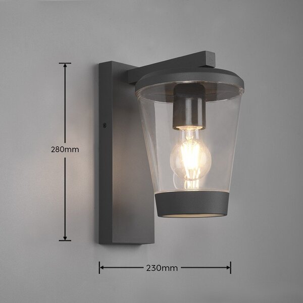 Външно осветително тяло (височина 28 cm) Cavado – Trio
