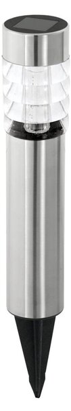 Eglo 48581 - Слънчева лампа с LED сензор/0,06W/1,2V 100 mAh IP44 матов хром