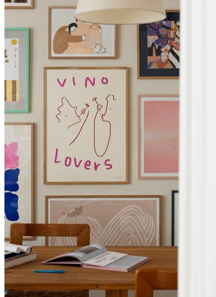 Постер 50x70 cm Vino Lovers – Ruby Hughes – The Poster Club