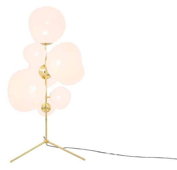 Tom Dixon - Melt Floor Chandelier Подова Лампа Gold/Opal Tom Dixon