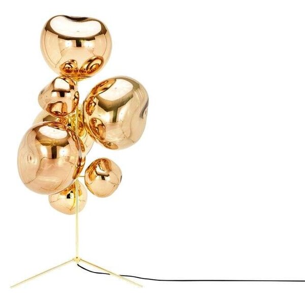 Tom Dixon - Melt Floor Chandelier Подова Лампа Gold/Gold Tom Dixon