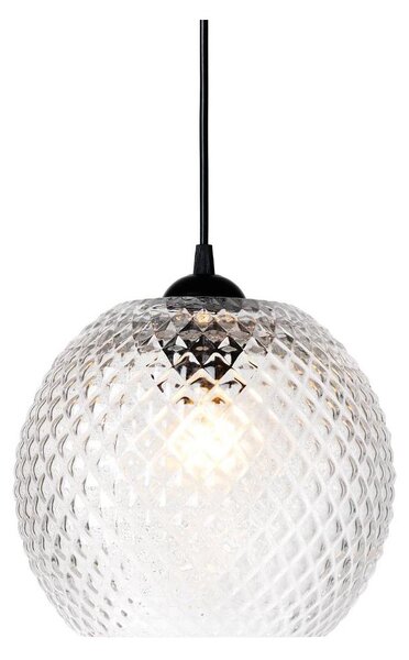 Halo Design 718436 - Пендант на шнур NOBB 1xE27/40W/230V Ø 22 см прозрачен