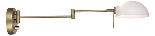 Halo Design 740222 - Настенен аплик KJOBENHAVN 1xG9/28W/230V месинг