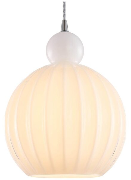 Halo Design 737321 - Полилей на кабел BALL BALL 1xE27/40W/230V Ø 32 см бял