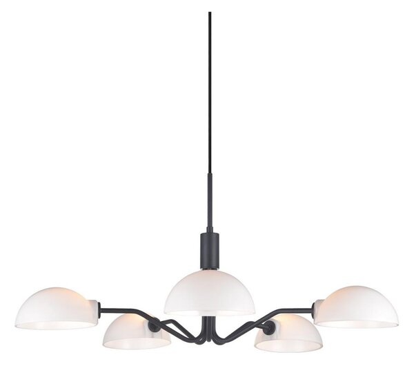 Halo Design 740369 - Полилей на кабел KJOBENHAVN 5xG9/28W/230V Ø 50 см черен